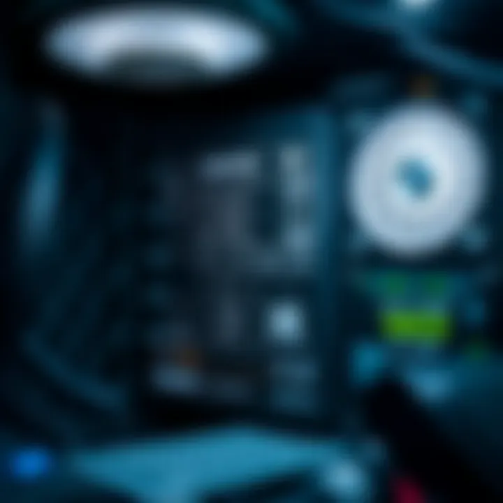 Technical specifications of a mining rig highlighted