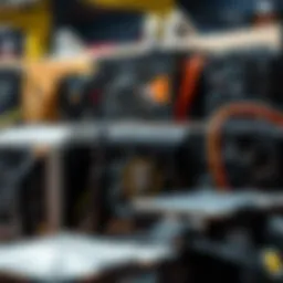 Various types of cryptocurrency miners showcasing diversity