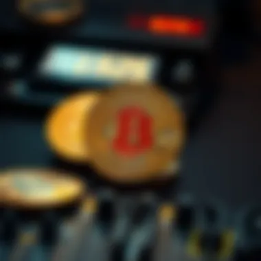 Illustration of security measures for cryptocurrency transactions