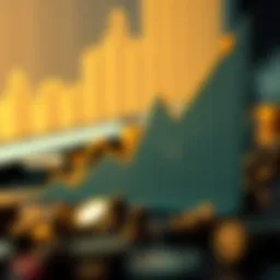 Graph showcasing investment growth over time