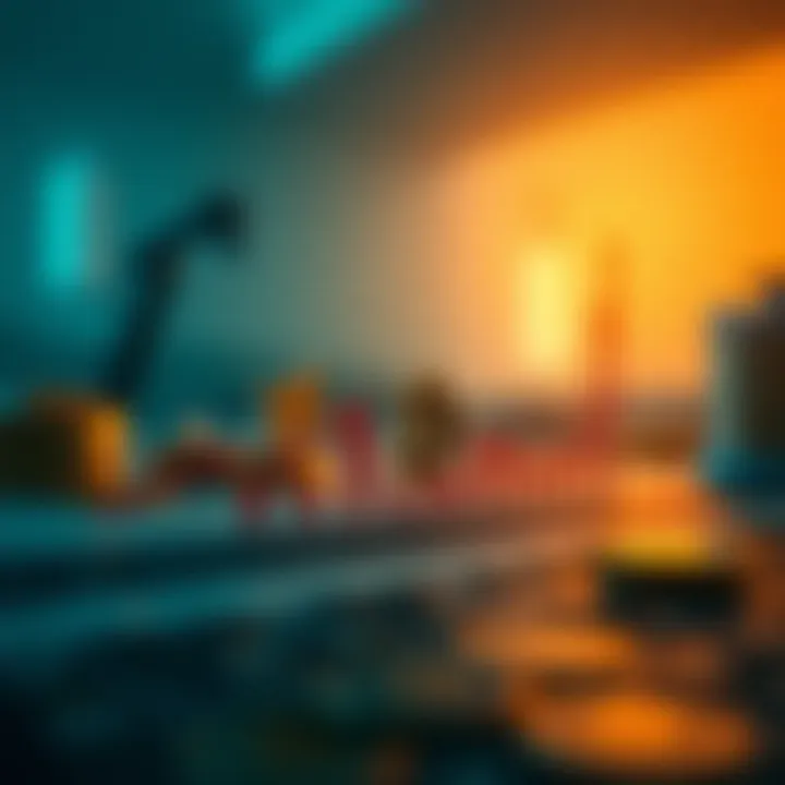 Analyzing Variations in Crypto Staking Rates Graph depicting varying crypto staking rates