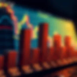 Conceptual representation of a bar chart in cryptocurrency analysis