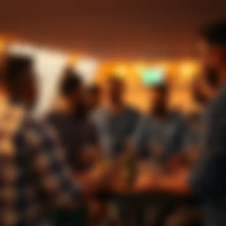 An artistic visualization of the Bored Ape Yacht Club community gathering