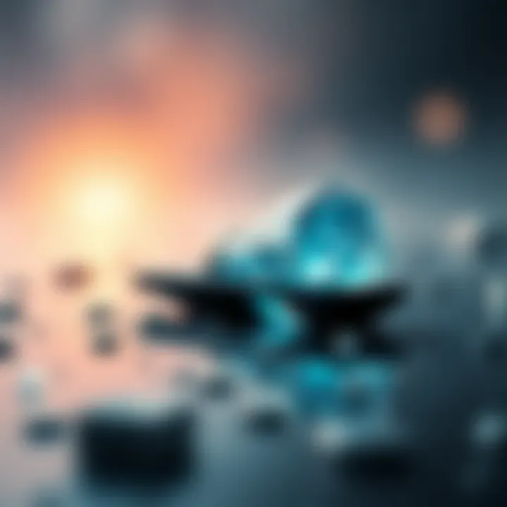 Navigating the Benefits and Challenges of Crystal Finance A graphic depicting the benefits and challenges of crystal finance