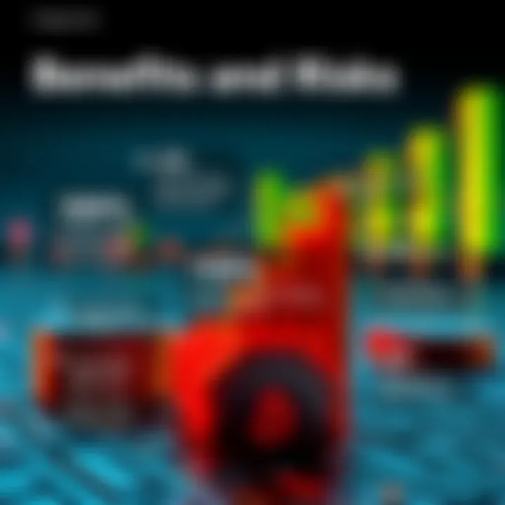 Benefits and Risks of Refinancing Infographic depicting benefits and risks of refinancing digital assets