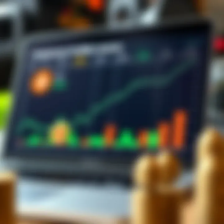 Cryptocurrency Profitability Analysis Graph showing profitability of different cryptocurrencies