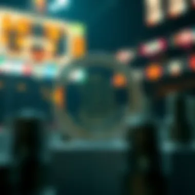 Visual representation of blockchain technology in digital collectibles