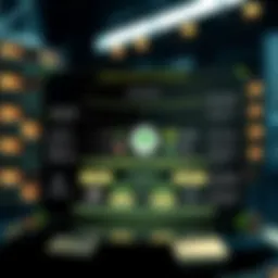 A detailed diagram showcasing Clover Crypto's architecture and its components