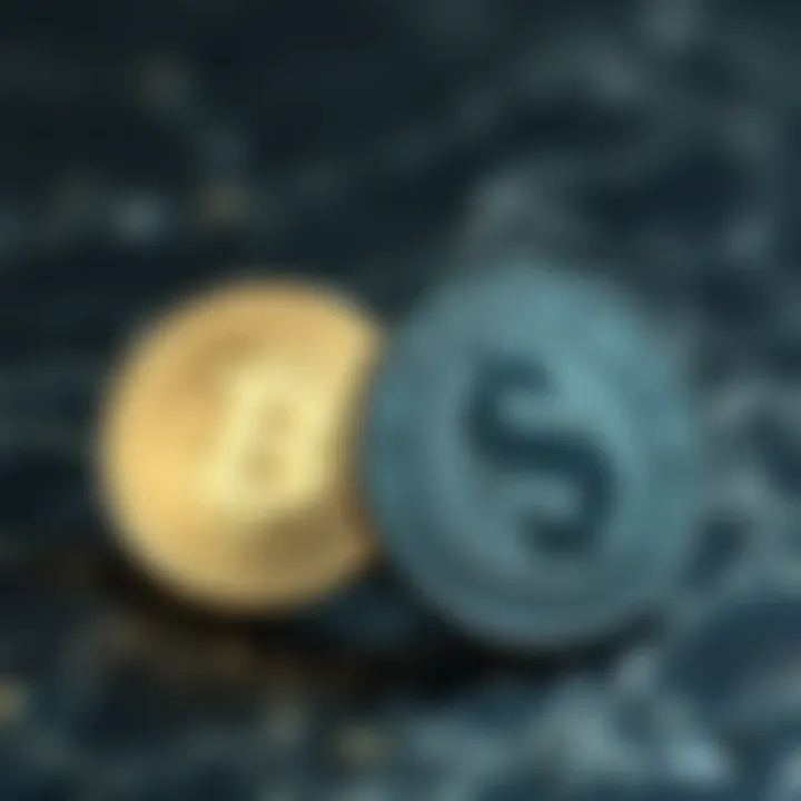 A visual representation of CNY Coin symbolizing digital currency alongside a silver coin