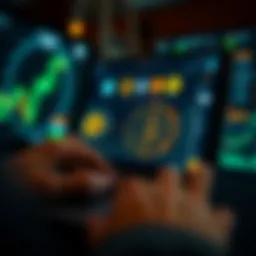 Digital wallet interface showcasing various cryptocurrencies