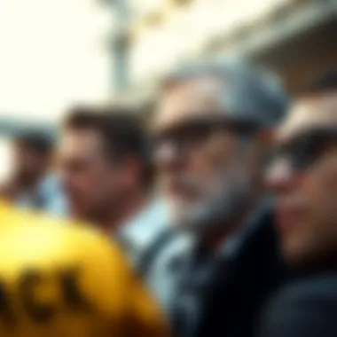 Key Influencers in Cryptocurrency An illustration of influential figures in the cryptocurrency space