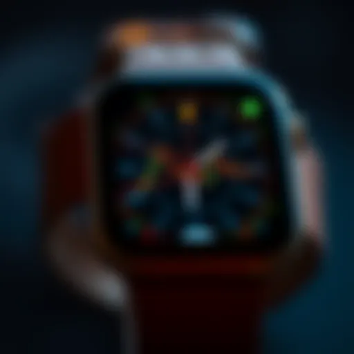 Visualization of cryptocurrency market trends on Apple Watch