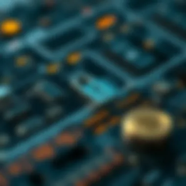 A close-up of security features in cryptocurrency ledgers highlighting encryption and backup systems