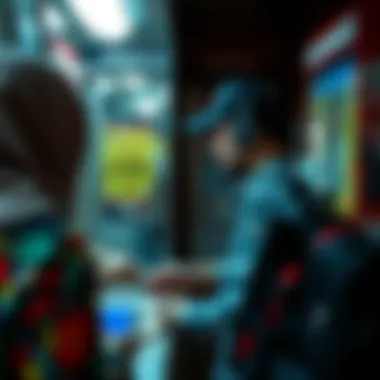 Currency Exchange Experience for Travelers Traveler exchanging currency at a local exchange booth