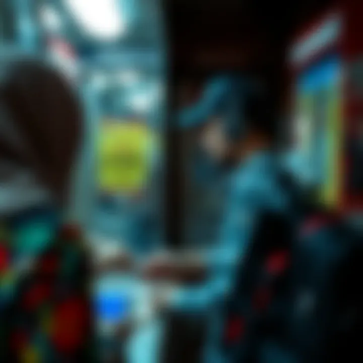 Currency Exchange Experience for Travelers Traveler exchanging currency at a local exchange booth