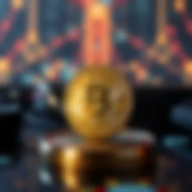 Illustration of technological innovations in cryptocurrencies