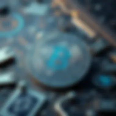 Technological Foundations of Cryptocurrencies Visual representation of technological features in cryptocurrencies