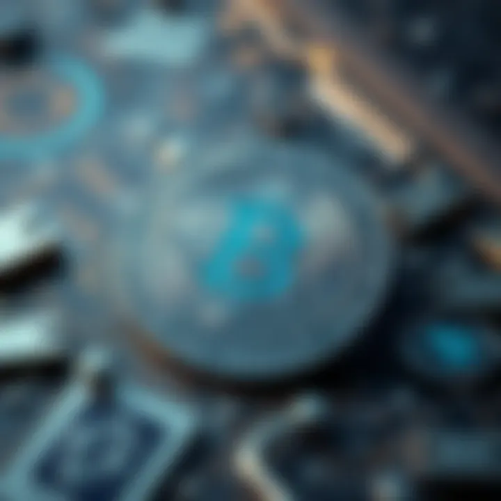 Technological Foundations of Cryptocurrencies Visual representation of technological features in cryptocurrencies