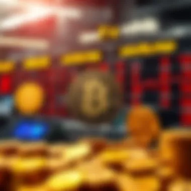 Illustration of various cryptocurrency exchanges