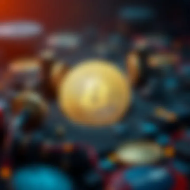 Dips Coin in the Crypto Ecosystem Conceptual visualization of Dips Coin in the cryptocurrency ecosystem