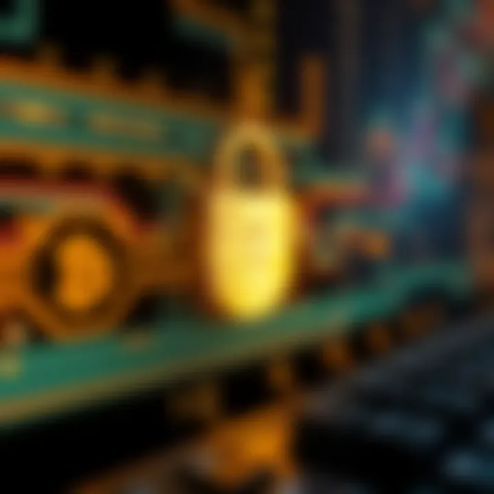 Visualizing the encryption process