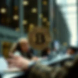 Visual representation of decentralized finance concepts