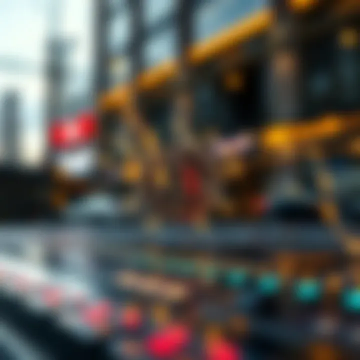 Blockchain Technology in Action A digital representation of blockchain technology in action