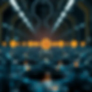 Illustration of validator nodes in the Cosmos network