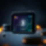 Visual representation of a crypto micro wallet interface