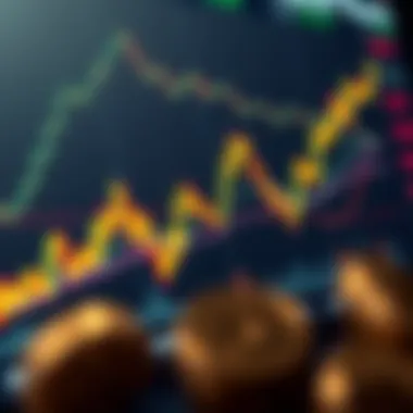 Graph displaying cryptocurrency market trends and analysis