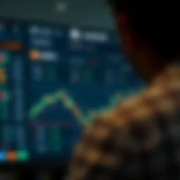 User interface of Webull showcasing cryptocurrency trading options