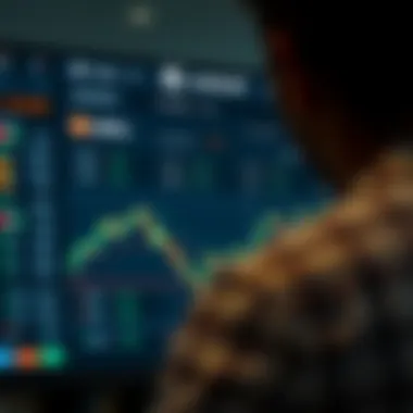 User interface of Webull showcasing cryptocurrency trading options