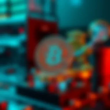 Blockchain Technology and Digital Collectibles Visual representation of blockchain technology integrated with digital collectibles.