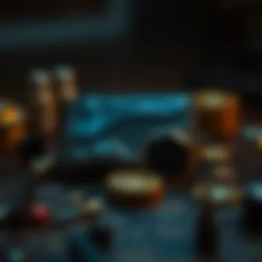 An abstract representation of a dead wallet in the cryptocurrency ecosystem.