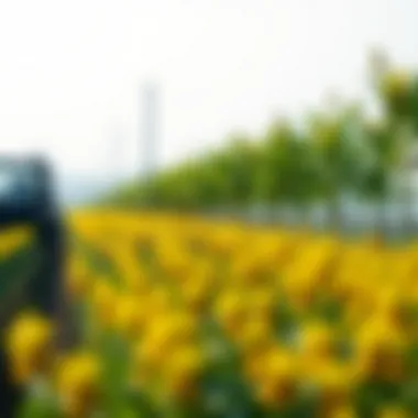 Symbolic depiction of yield farming in digital finance