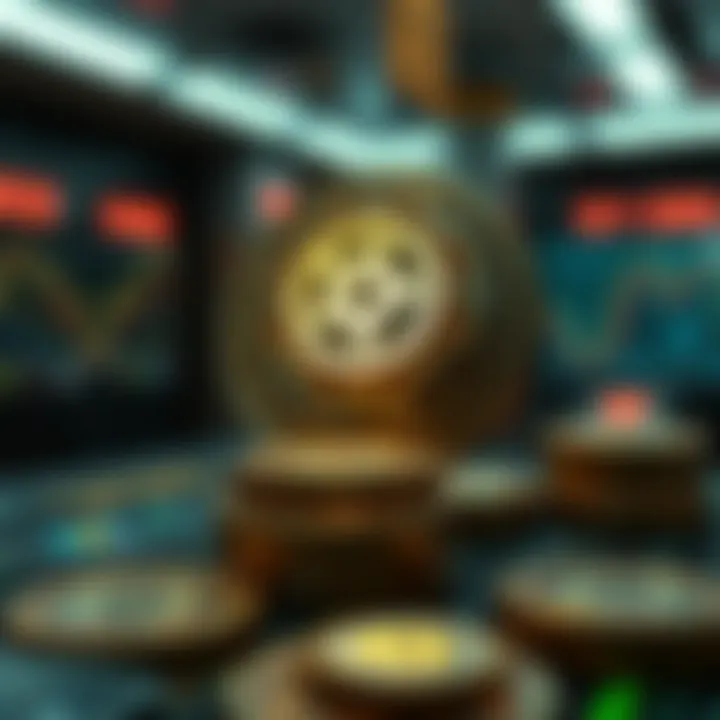 The Future of Digital Finance with ICP Coin Conceptual image of the future of digital finance influenced by ICP Coin