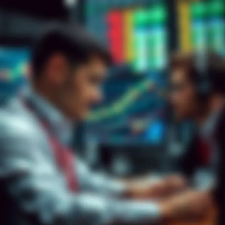 Traders utilizing TradingView for strategic decision-making