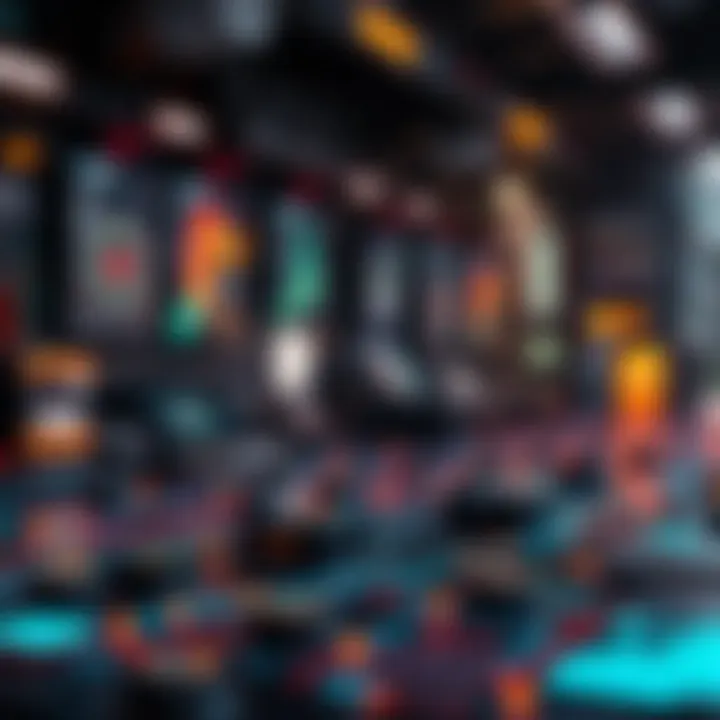 Technological Advancements in NFTs Illustration depicting the technological advancements driving NFT innovations