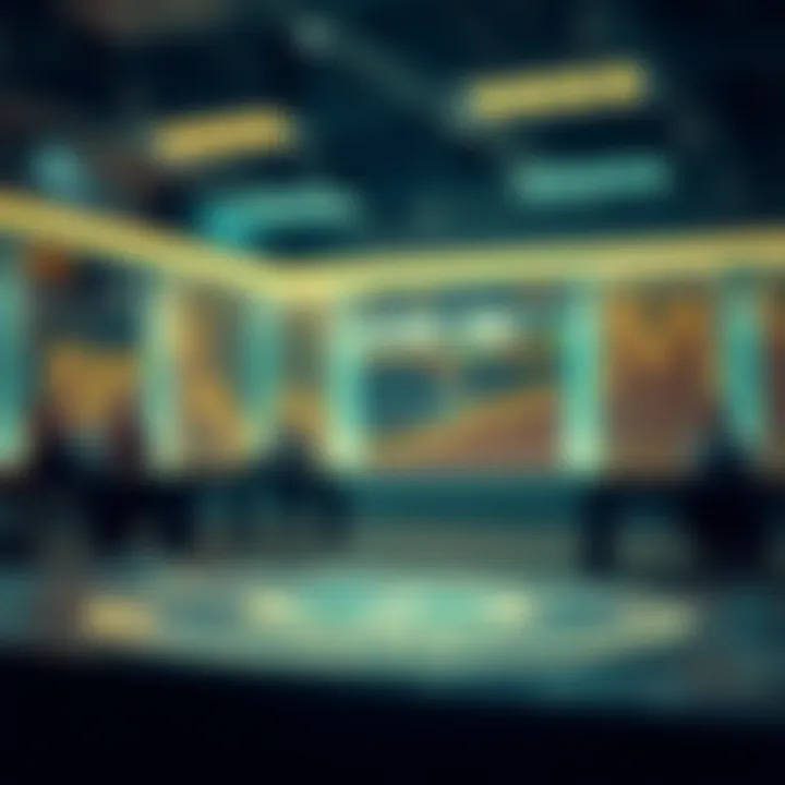 Graphic depicting the concept of crypto lending platforms