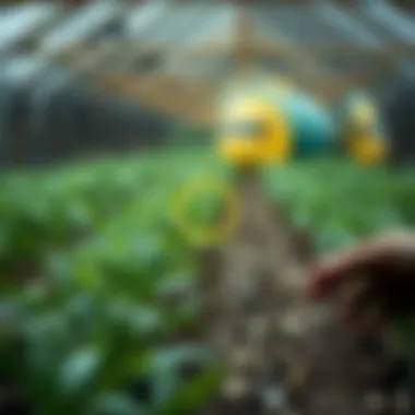 Illustration of yield farming strategies with different assets