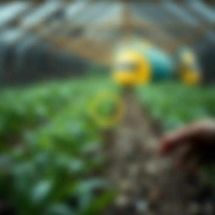 Illustration of yield farming strategies with different assets