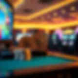 Concept of Telegram casinos with cryptocurrency