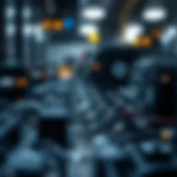 Conceptual representation of blockchain technology