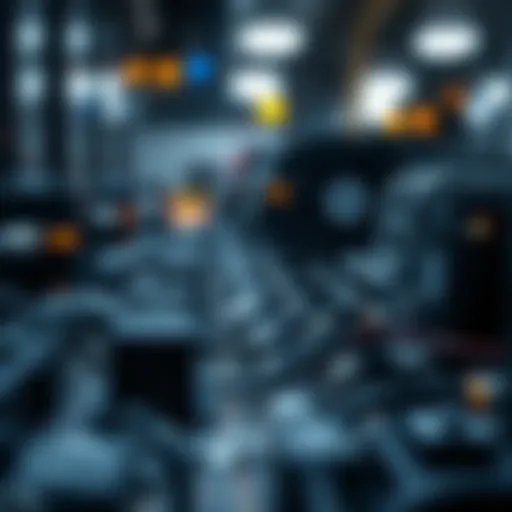 Conceptual representation of blockchain technology