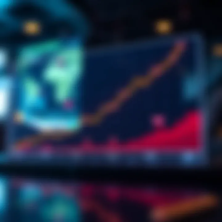 Graph showcasing the rise of new DeFi tokens in the market