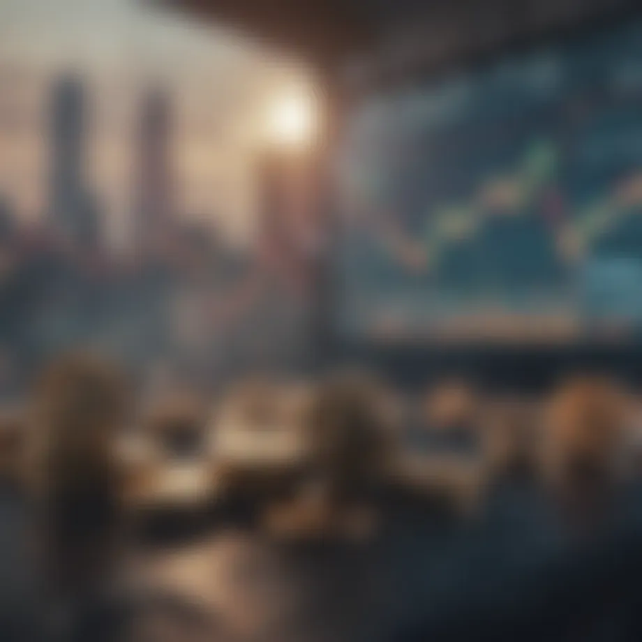 Graph illustrating futures options trading trends