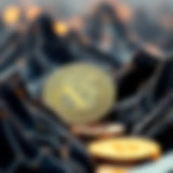Visual metaphor of digital currency adoption
