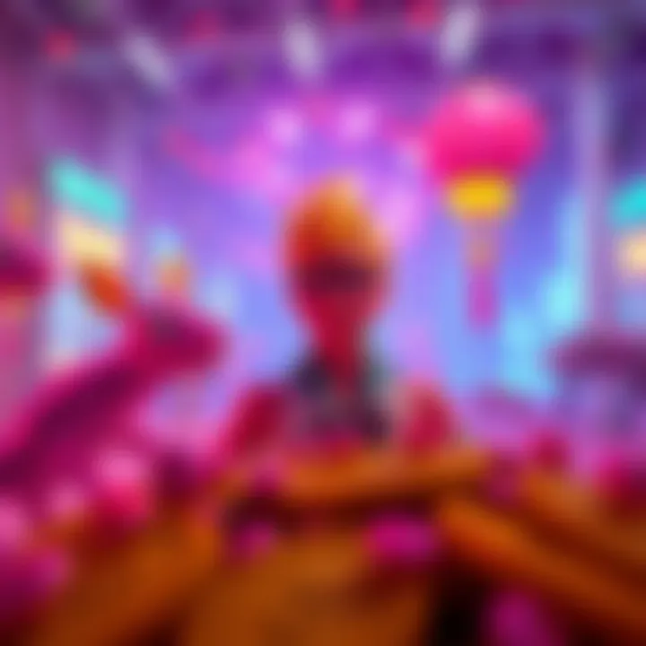 Digital Artwork of NFTs A vibrant digital artwork representing the essence of NFTs