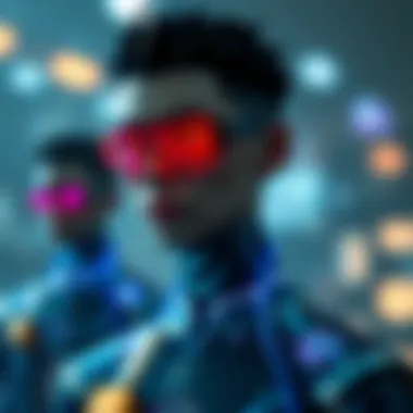 Concept artwork highlighting the cultural significance of digital avatars