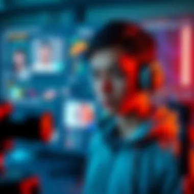 User interface showcasing advanced tools for avatar creation